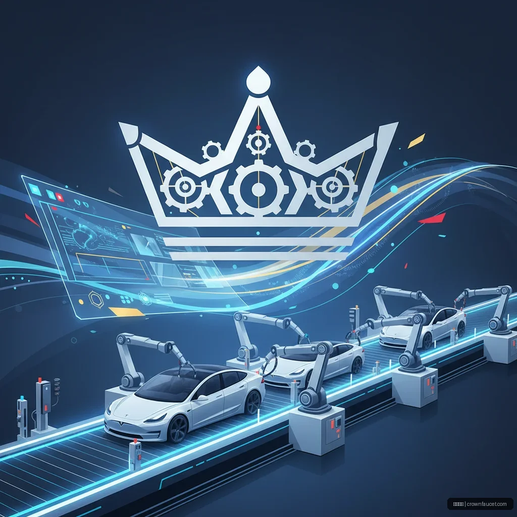 皇冠体育 - 特斯拉宣布引入全新机器人自动化生产线，推动电动车制造升级 - 配图1