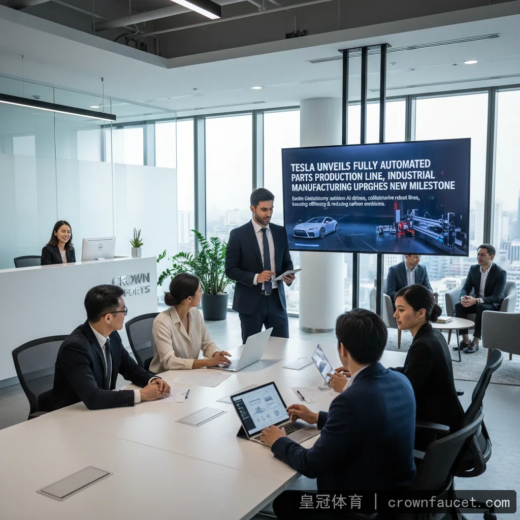 皇冠体育 - 特斯拉宣布全自动化零部件生产线，工业制造升级再迎里程碑 配图1