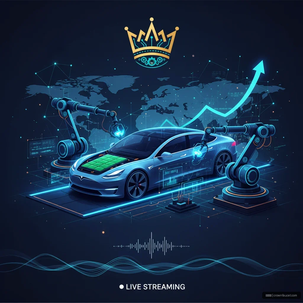 皇冠体育 - 特斯拉宣布新智能制造平台，推动电池生产效率提升50% - 皇 配图1